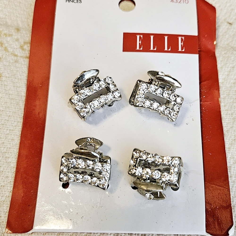 Set of 4 jaw clips for special occasions by Elle